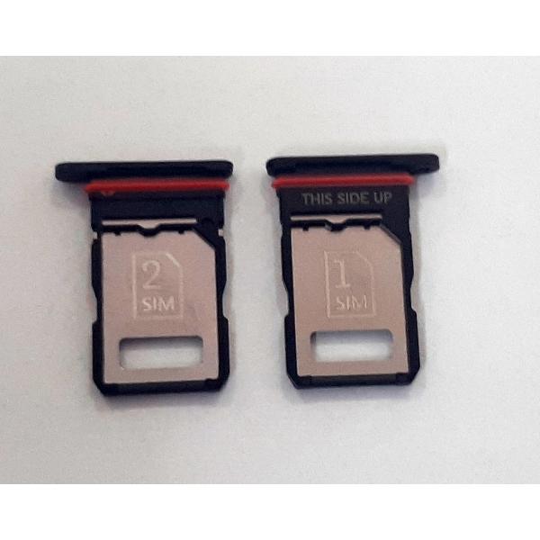 Soporte o bandeja dual sim negra para Motorola Moto Edge 30 Neo calidad premium