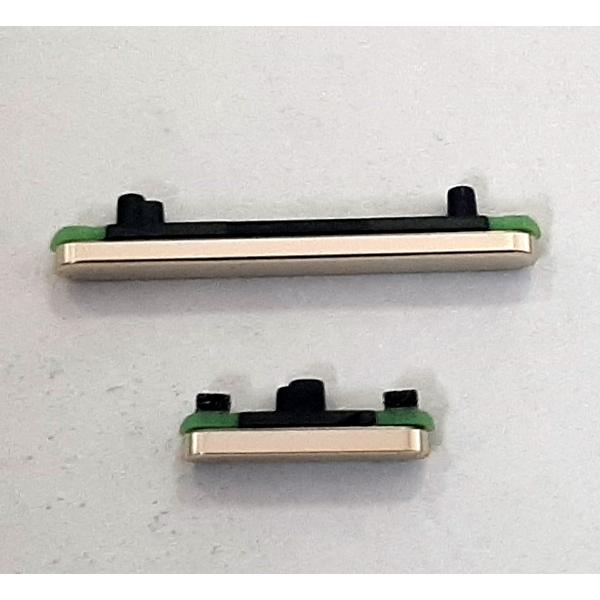 Set 2 botones dorados para Google Pixel 7 calidad premium