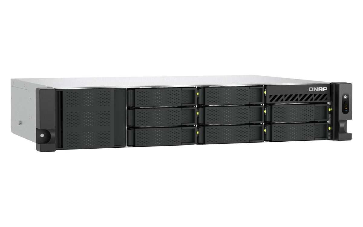 Servidor nas Qnap ts - 855eu 8 bahias 2u rack 8GB gigabit ethernet