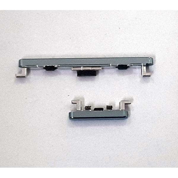 Set 2 botones verde para Huawei Honor 70 FNE-AN00 calidad premium