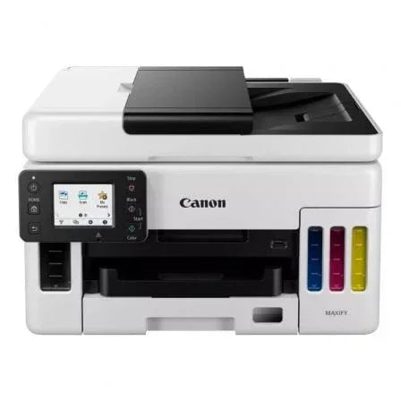 Multifunción Recargable Canon MAXIFY GX6050 MegaTank WiFi/ Dúplex/ Blanca - PixelPlaza