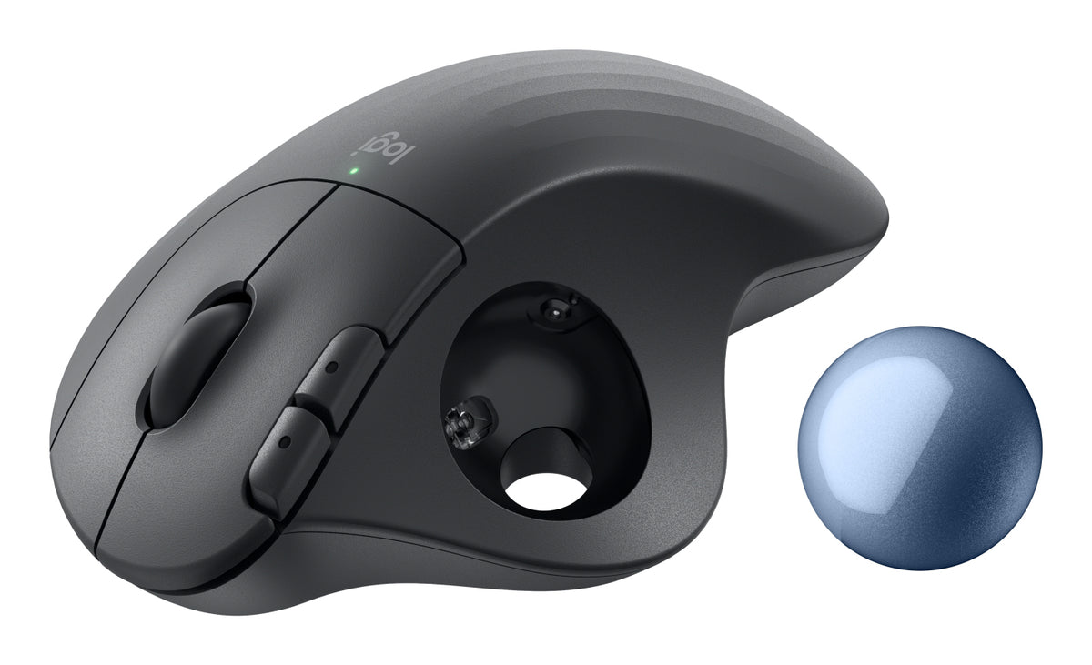 Raton inalambrico logitech ergo m575s negro