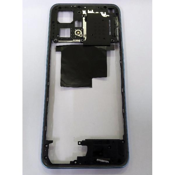 Carcasa central o marco azul para Realme 9 Pro Plus 5G RMX3392 calidad premium