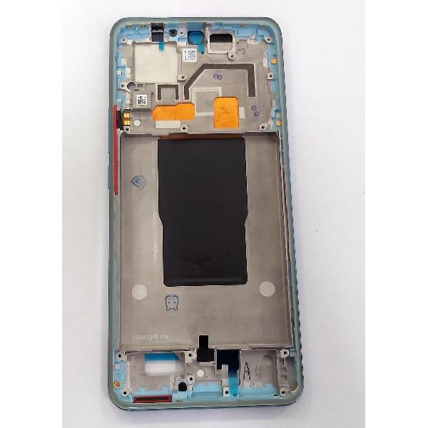 Carcasa central o marco azul para Xiaomi  12T  12T Pro calidad premium