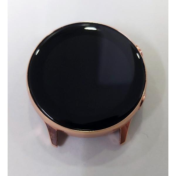 Pantalla lcd para Samsung Galaxy Watch Active R500 mas tactil negro mas marco rosa calidad premium