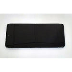 Pantalla lcd para Samsung Galaxy Z Flip 4 SM-F721 GH82-29440D mas tactil negro mas marco azul Service Pack
