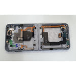 Pantalla lcd para Samsung Galaxy Z Flip 4 SM-F721 GH82-29440D mas tactil negro mas marco azul Service Pack