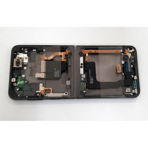 Pantalla para Samsung Galaxy Z Flip 4 SM-F721 GH82-29440A GH82-30238A tactil negro marco grafito Service Pack