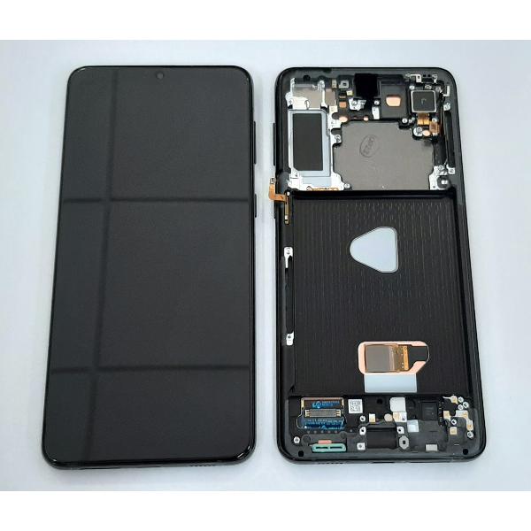 Pantalla lcd para Samsung Galaxy S21 Plus 5G SM-G996 GH82-27267A mas tactil negro mas marco negro Service Pack