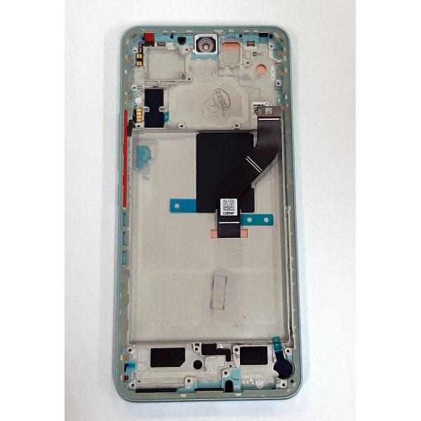 Pantalla lcd para Xiaomi 12 Lite 56000500L900 mas tactil negro mas marco verde Service Pack