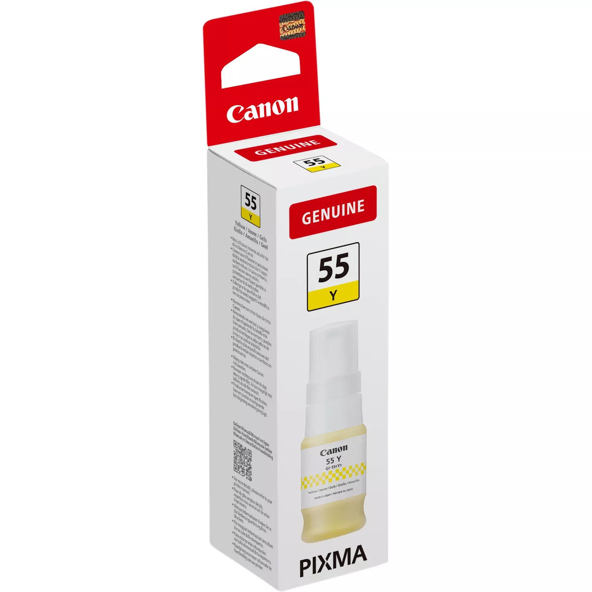 Botella tinta Canon gi - 55 ink amarillo