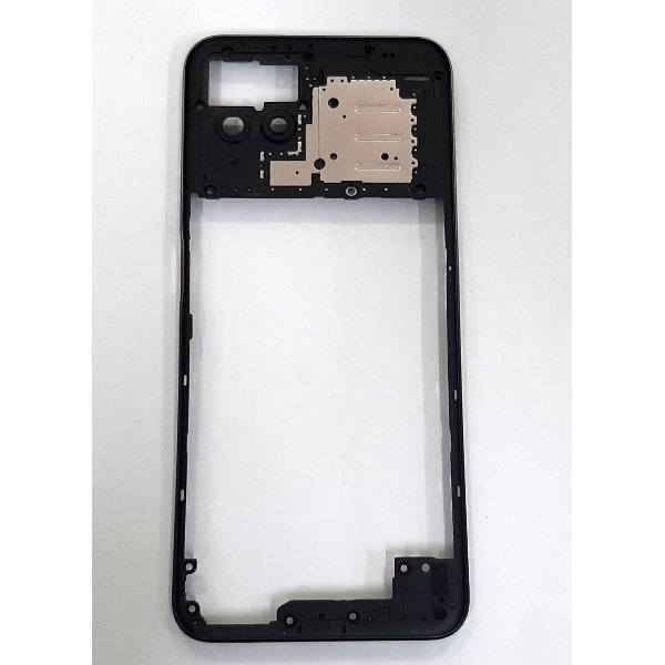 Carcasa trasera o marco negro para Realme 8i RMX3151 calidad premium