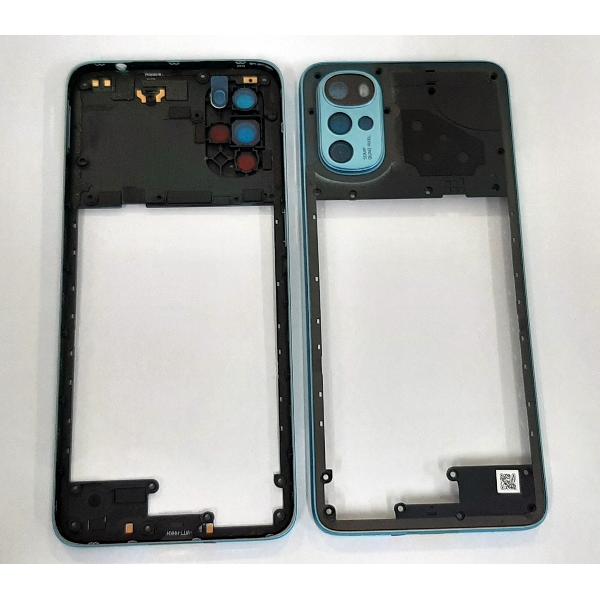 Carcasa trasera o marco azul para Motorola Moto G22 XT2231 calidad premium