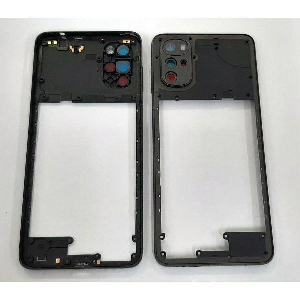 Carcasa central o marco negro para Motorola Moto G22 XT2231 calidad premium