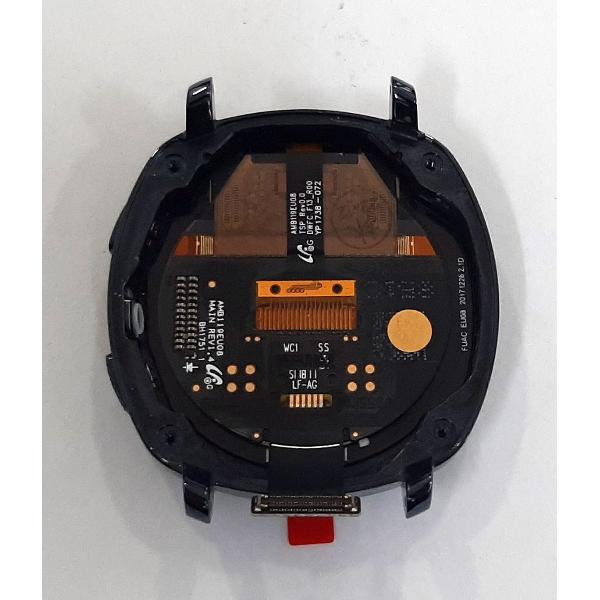 Pantalla lcd para Samsung Gear SM-R600 mas tactil negro mas marco azul calidad premium