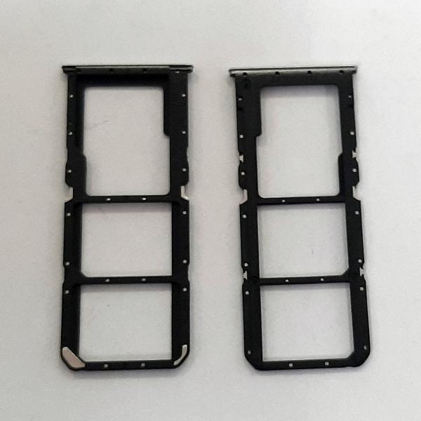 Soporte o bandeja dual sim negra para Realme 8i RMX3151 calidad premium