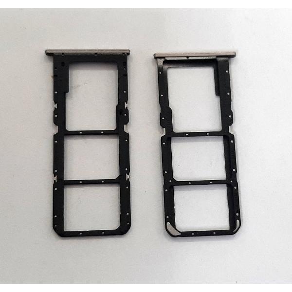 Soporte o bandeja dual sim dorado para Realme 8i RMX3151 calidad premium