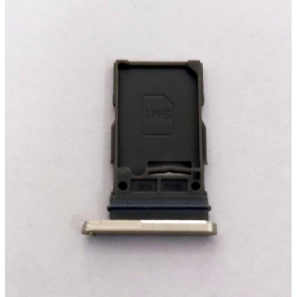 Soporte o bandeja single sim verde para Samsung Galaxy S21 FE G990B calidad premium