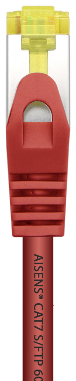 Cable de Red RJ45 SFTP Aisens A146-0471 Cat.7/ 2m/ Rojo