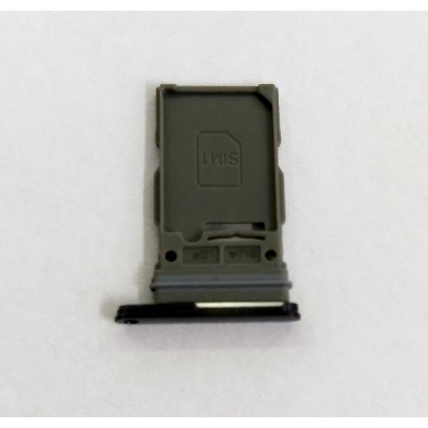 Soporte o bandeja single sim negra para Samsung Galaxy S22 SM-S901 calidad premium