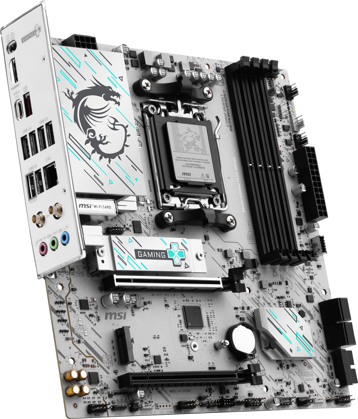 Placa base Msi am5 b840m gaming plus wifi6e DDR5 mATX