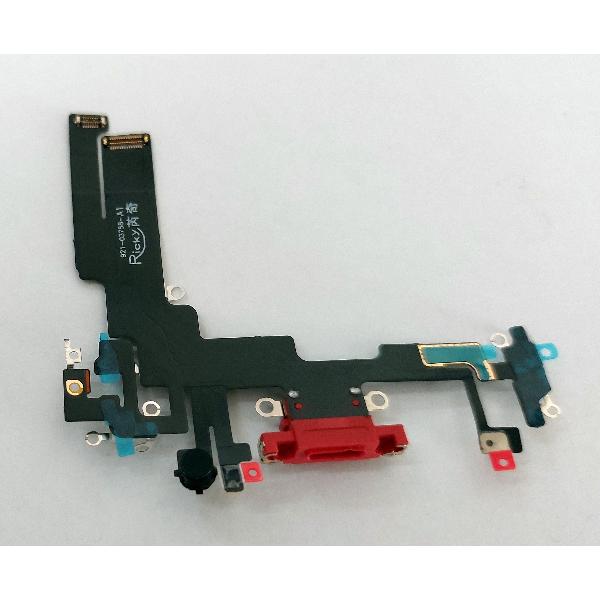 Flex puerto carga rojo para IPhone 14 A2882 A2649 A2881 A2884 compatible