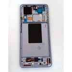 Pantalla lcd para Xiaomi 12 Pro 5G mas tactil negro mas marco azul calidad premium