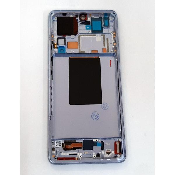 Pantalla lcd para Xiaomi 12 Pro 5G mas tactil negro mas marco azul calidad premium