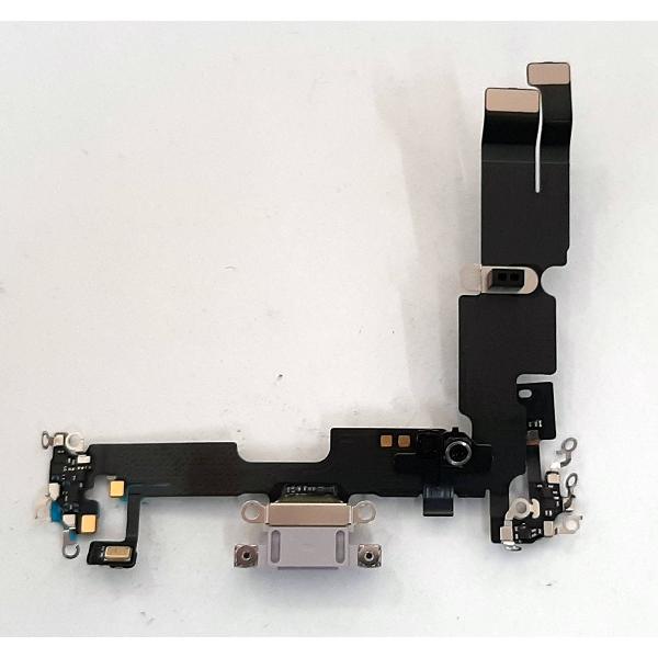 Flex puerto carga purpura para IPhone 14 Plus calidad premium