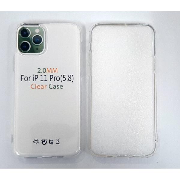 Funda silicona transparente 2mm para Iphone 11 Pro A2160 A2215 A2217