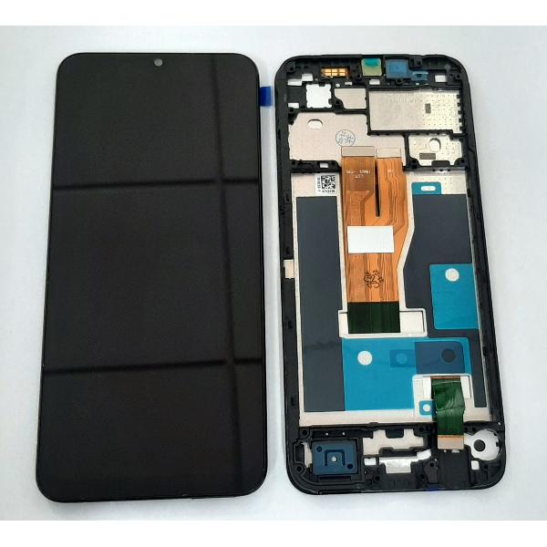 Pantalla lcd para Realme Realme C33 RMX3624 mas tactil negro mas marco negro calidad premium