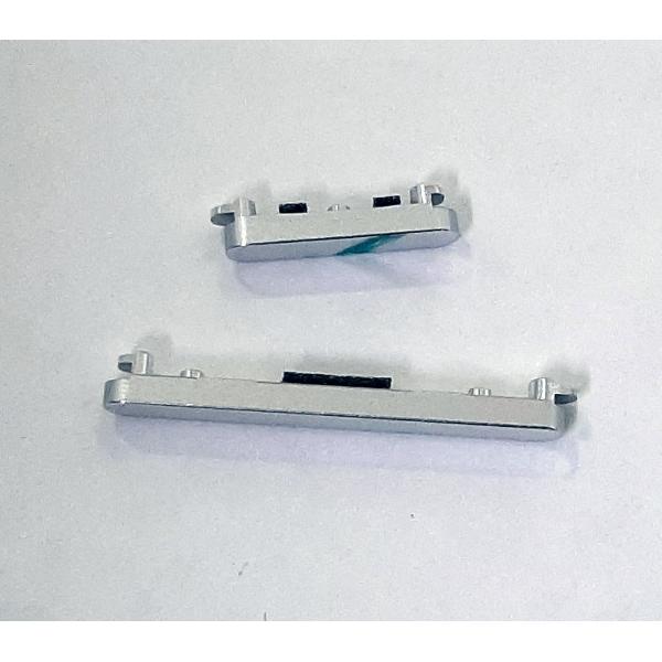 Set 2 botones platas para Xiaomi 13 5G calidad premium