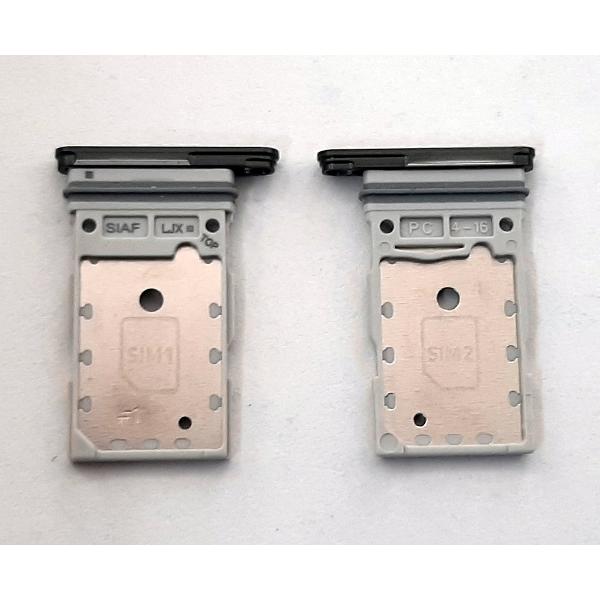 Soporte o bandeja dual sim gris para Samsung Galaxy S23 Plus SM-S916 calidad premium