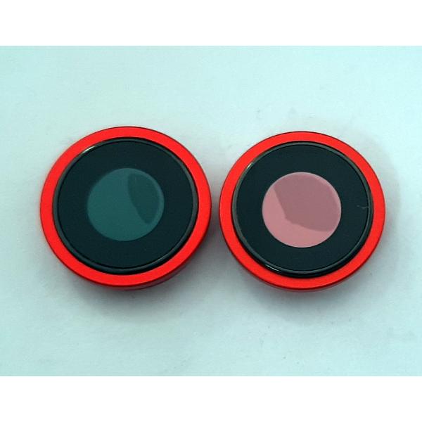 Set 2 cubierta camara roja para IPhone 14 14 Plus calidad premium