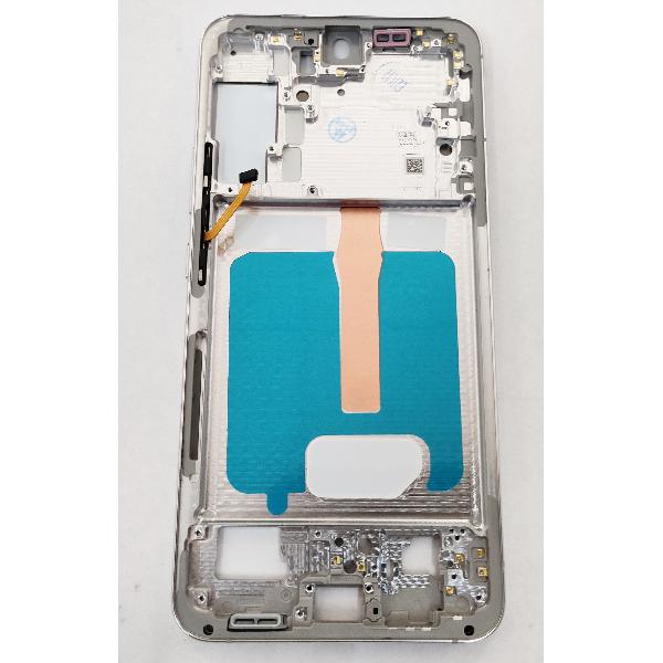 Carcasa central o marco blanco para Samsung Galaxy S22 Plus SM-S906U calidad premium