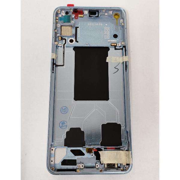 Pantalla oled para Oppo Reno 6 5G mas tactil negro mas marco azul calidad compatible hehui