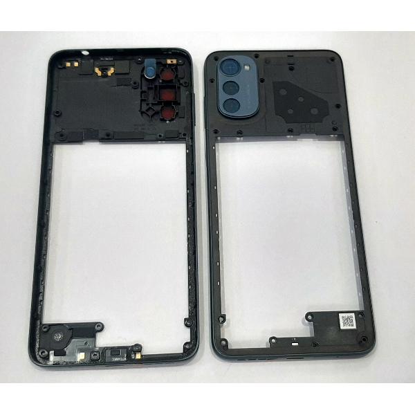 Carcasa trasera o marco negro para Motorola Moto E22 XT2239 calidad premium