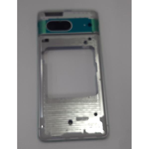 carcasa central o marco plata para Google Pixel 7 calidad premium
