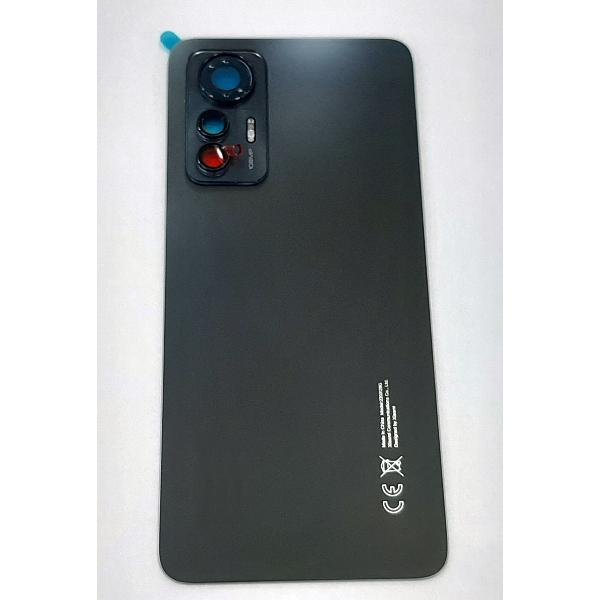 Tapa trasera o tapa bateria negra para Xiaomi 12 Lite mas cubierta camara