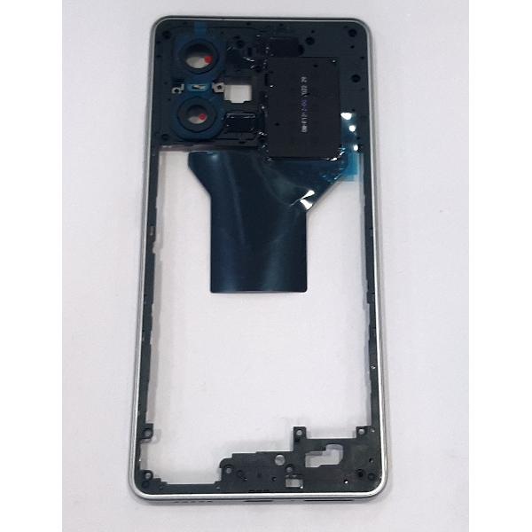 Carcasa trasera o marco plata para Xiaomi Redmi Note 12 Pro 5G calidad premium