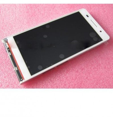 Huawei Ascend P6 pantalla lcd + táctil rosa + marco premium