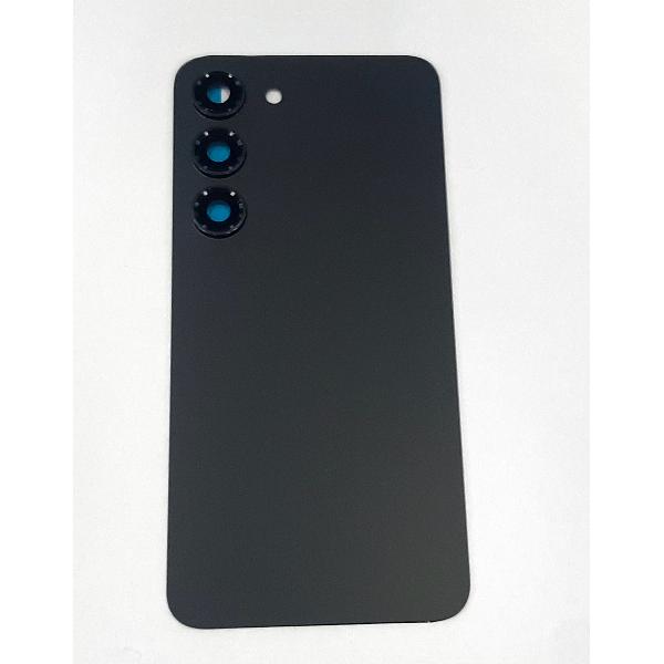 Tapa trasera o tapa bateria negra para Samsung Galaxy S23 SM-S911 mas cubierta camara