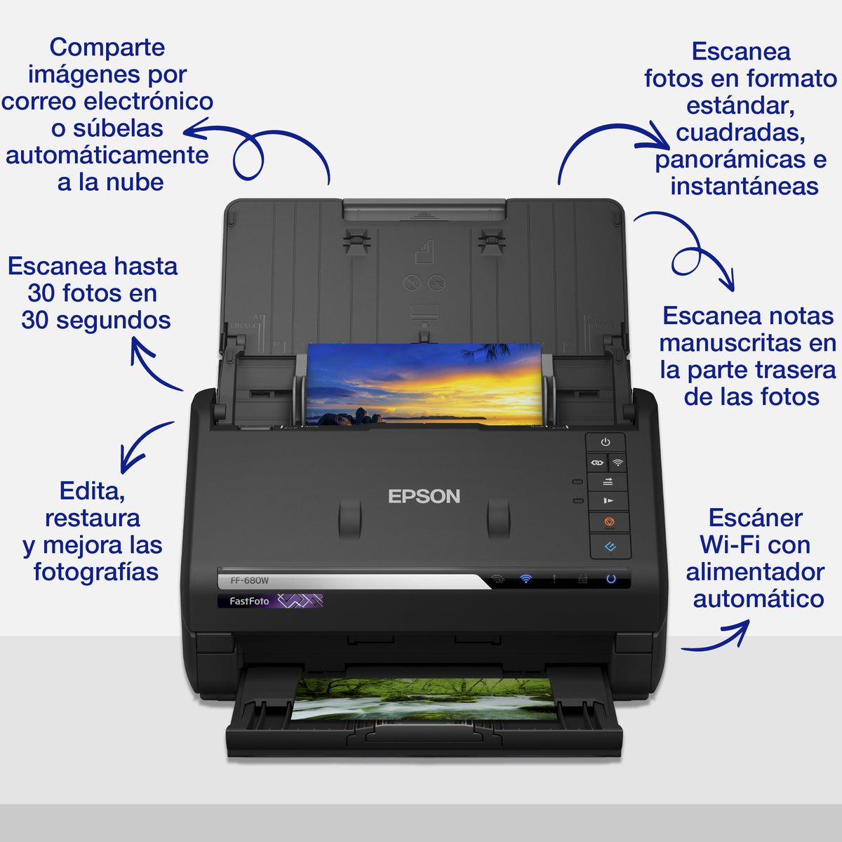 Escaner sobremesa Epson fastfoto ff - 680wa a4