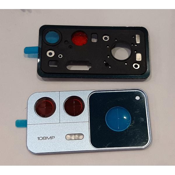 Lente camara para Xiaomi  12T mas cubierta azul calidad premium