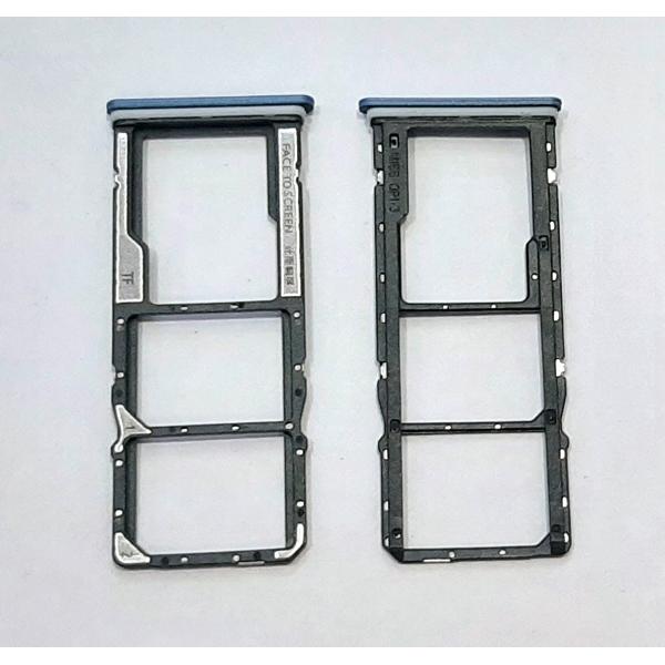 Soporte sim o bandeja azul oscuro para Xiaomi Redmi A1 dual sim calidad premium