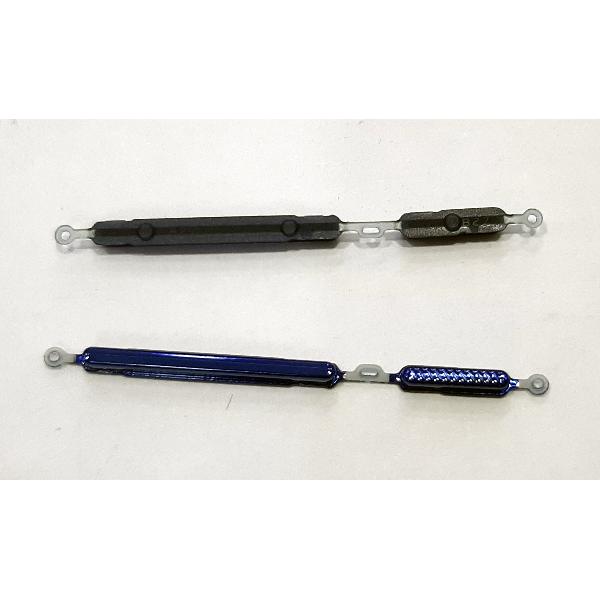 set 2 botones azules para Motorola moto g8 calidad premium