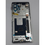 Pantalla lcd para ZTE Axon 30 Ultra mas tactil negro mas marco plata calidad premium