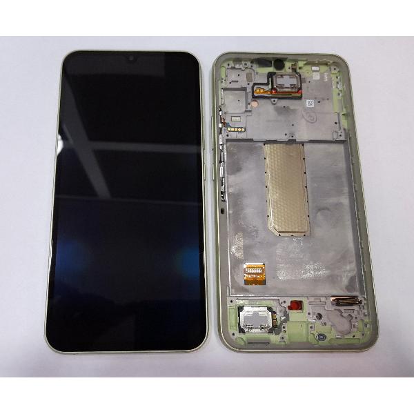 Pantalla lcd para Samsung Galaxy A34 5G A346B GH82-31201C mas tactil negro mas marco lima Service Pack