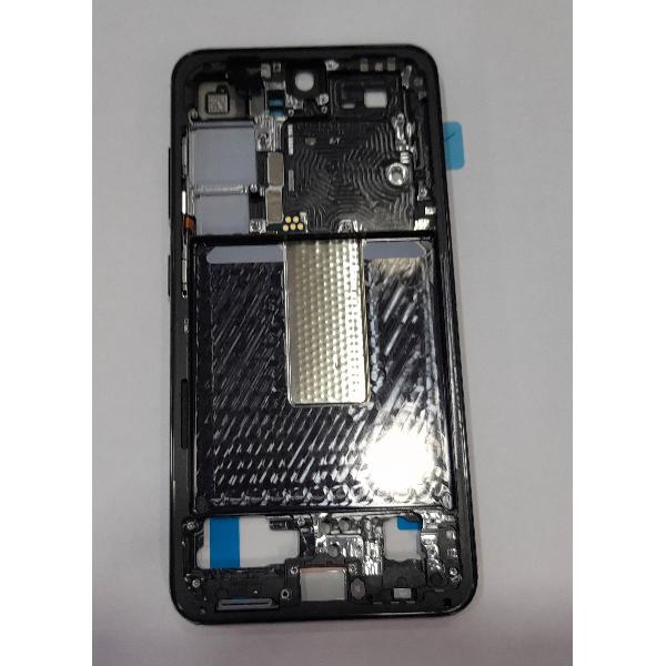 Carcasa central o marco negro para Samsung Galaxy S23 SM-911 GH96-15624A Service Pack