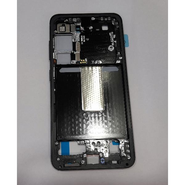 Carcasa central o marco gris para Samsung Galaxy S23 SM-911 GH96-15624E Service Pack